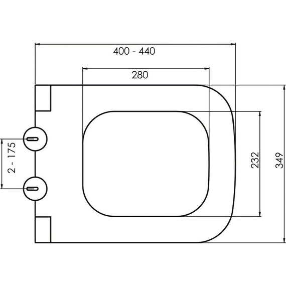 Унитаз подвесной безободковый Boheme Bello 971-B, чёрный матовый, Цвет производителя: чёрный матовый фото 4