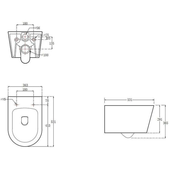 Инсталляция с подвесным унитазом комплект: Aquatek INS-0000012 с подвесным безободковым унитазом Оберон AQ1365T-00 сиденье микролифт (Система смыва торнадо) - 10 Инсталляция с подвесным унитазом комплект: Aquatek INS-0000012 с подвесным безободковым унитазом Оберон AQ1365T-00 сиденье микролифт (Система смыва торнадо) фото 10