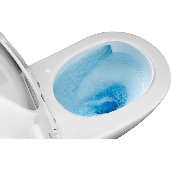 Унитаз-компакт безободковый Azario Berton AZ-6093 с тонкой крышкой микролифт (Система смыва торнадо) - 12 Унитаз-компакт безободковый Azario Berton AZ-6093 с тонкой крышкой микролифт (Система смыва торнадо) фото 12