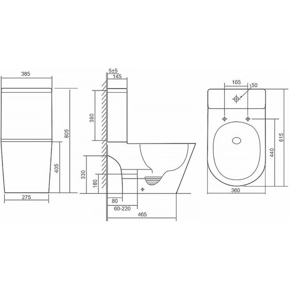 Унитаз-компакт безободковый Azario Berton AZ-6093 с тонкой крышкой микролифт (Система смыва торнадо) - 15 Унитаз-компакт безободковый Azario Berton AZ-6093 с тонкой крышкой микролифт (Система смыва торнадо) фото 15