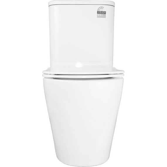 Унитаз-компакт безободковый Azario Berton AZ-6093 с тонкой крышкой микролифт (Система смыва торнадо) - 9 Унитаз-компакт безободковый Azario Berton AZ-6093 с тонкой крышкой микролифт (Система смыва торнадо) фото 9