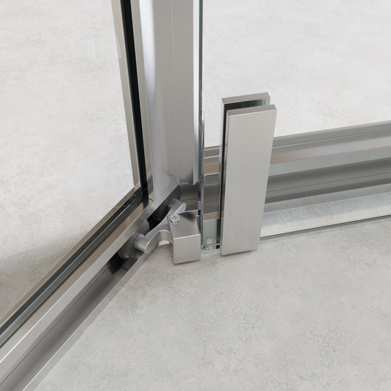 Душевое ограждение 100x100 см Cezares Relax-304-P-1-100-C-CR, хром/прозрачное фото 3