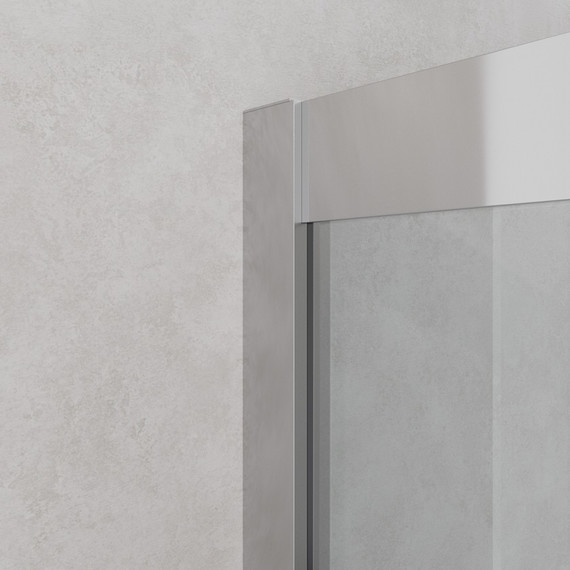 Душевое ограждение 90x90 см Cezares Relax-304-R-2-90-C-CR, хром/прозрачное фото 5