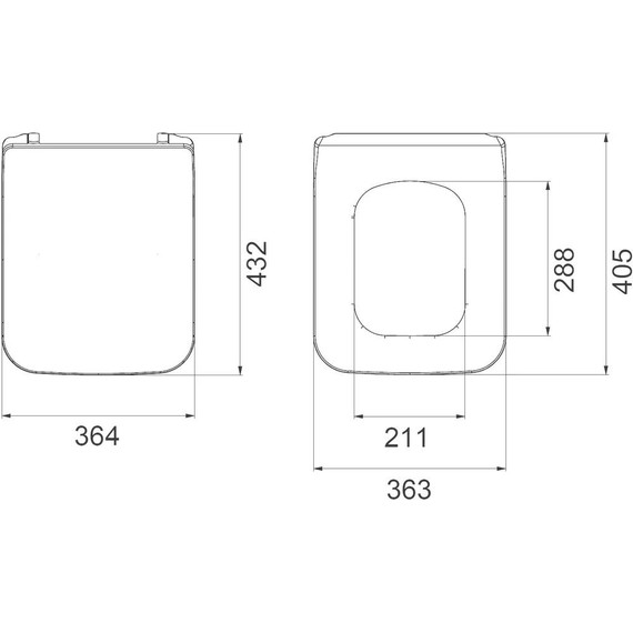 Унитаз подвесной безободковый Boheme Zen 967-B с тонкой крышкой микролифт, чёрный матовый, Цвет производителя: чёрный матовый фото 4