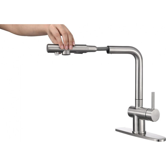 Смеситель для кухни Emar ЕСВ 7020, сатин фото 2