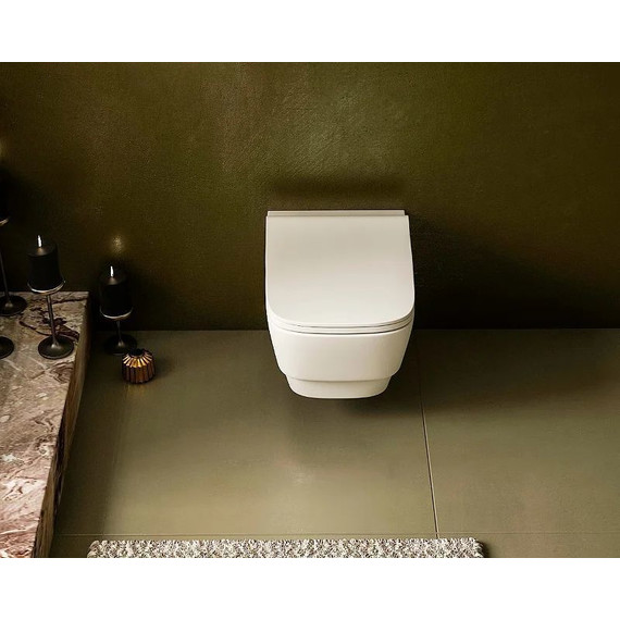 Унитаз-биде подвесной безободковый Boheme Bello 971-2-MW, белый матовый фото 3