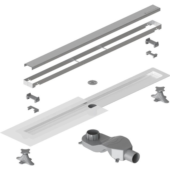 Трап Boheme Premium Linear 80 см 982-80-CR, chrome (под плитку), Цвет производителя: chrome фото 3