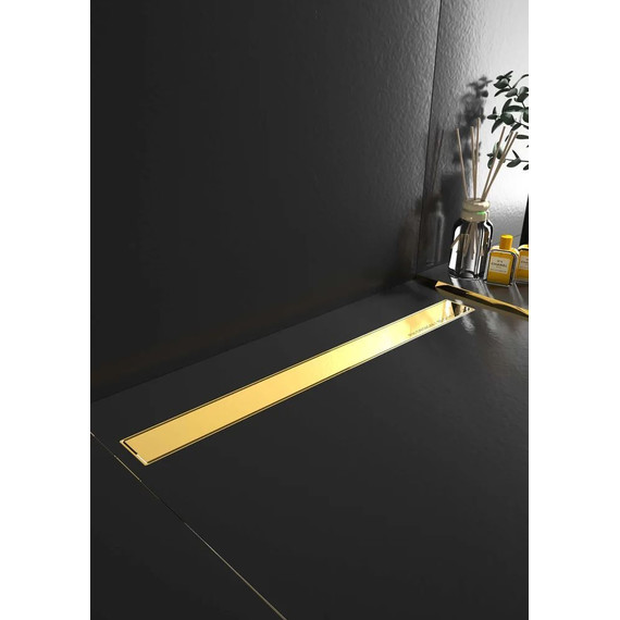 Трап Boheme Premium Linear 80 см 982-80-G, золото (под плитку), Цвет производителя: золото фото 3