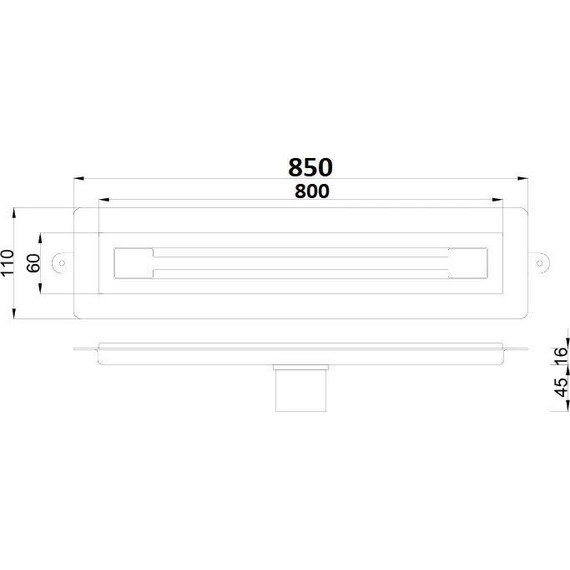 Трап Boheme Premium Trendy 80 см 983-80-B, чёрный, Цвет производителя: чёрный фото 5