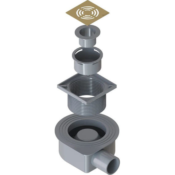 Трап Boheme Smart Design 10 см 984-10-MG, matt gold, Цвет производителя: matt gold фото 3