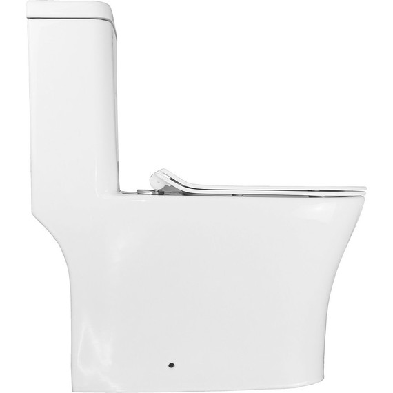 Унитаз-моноблок безободковый Azario Safi AZ-0852 с тонкой крышкой микролифт - 13 Унитаз-моноблок безободковый Azario Safi AZ-0852 с тонкой крышкой микролифт фото 13