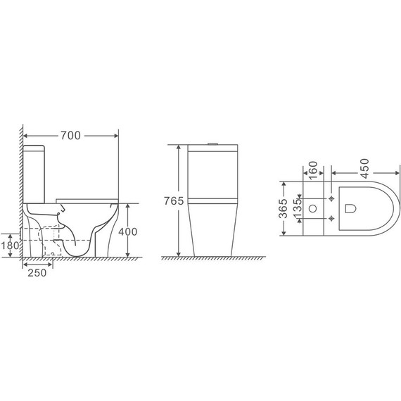Унитаз-моноблок безободковый Azario Safi AZ-0852 с тонкой крышкой микролифт - 17 Унитаз-моноблок безободковый Azario Safi AZ-0852 с тонкой крышкой микролифт фото 17
