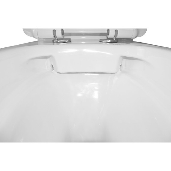 Унитаз-моноблок безободковый Azario Safi AZ-0852 с тонкой крышкой микролифт - 5 Унитаз-моноблок безободковый Azario Safi AZ-0852 с тонкой крышкой микролифт фото 5