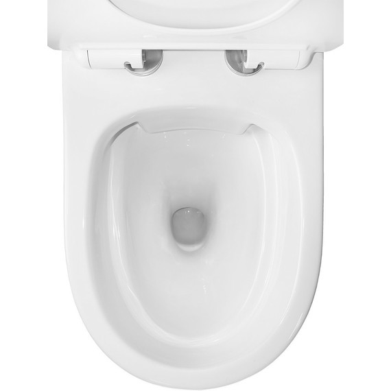 Унитаз-моноблок безободковый Azario Safi AZ-0852 с тонкой крышкой микролифт - 7 Унитаз-моноблок безободковый Azario Safi AZ-0852 с тонкой крышкой микролифт фото 7