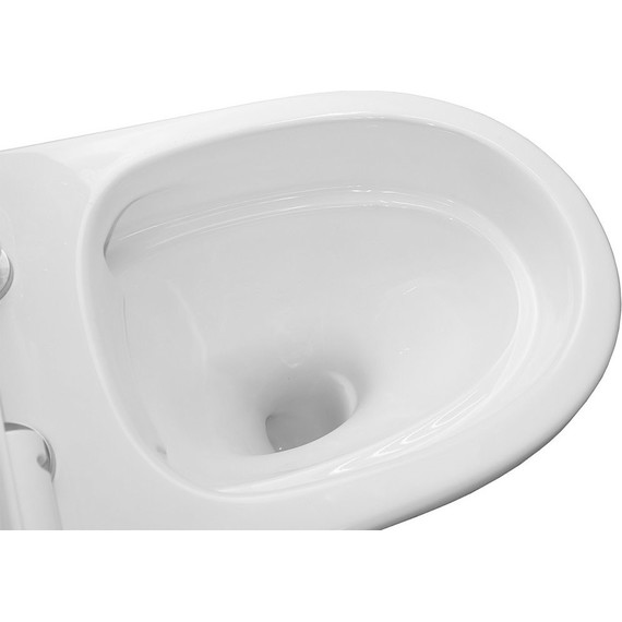 Унитаз-моноблок безободковый Azario Safi AZ-0852 с тонкой крышкой микролифт - 8 Унитаз-моноблок безободковый Azario Safi AZ-0852 с тонкой крышкой микролифт фото 8