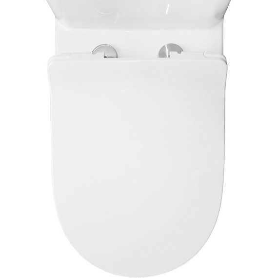 Унитаз-моноблок безободковый Azario Safi AZ-0852 с тонкой крышкой микролифт - 9 Унитаз-моноблок безободковый Azario Safi AZ-0852 с тонкой крышкой микролифт фото 9