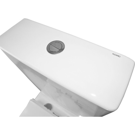 Унитаз-компакт безободковый Azario Mirada S AZ-1288A с тонкой крышкой микролифт, Цвет производителя: белый фото 11