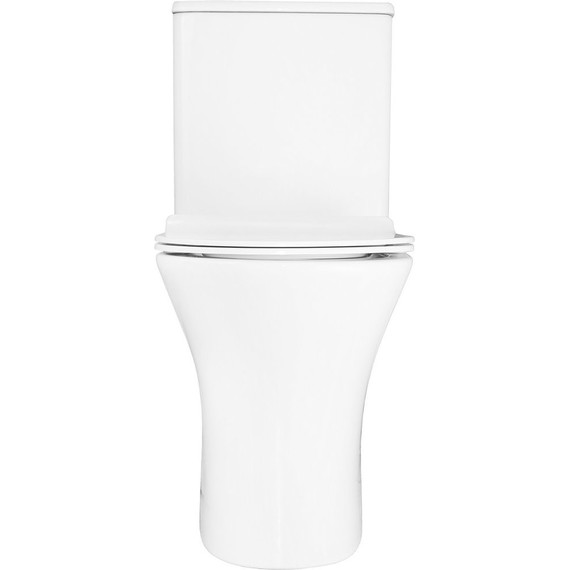 Унитаз-компакт безободковый Azario Frento AZ-2311 с тонкой крышкой микролифт - 11 Унитаз-компакт безободковый Azario Frento AZ-2311 с тонкой крышкой микролифт фото 11