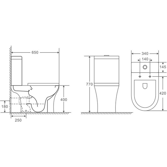 Унитаз-компакт безободковый Azario Frento AZ-2311 с тонкой крышкой микролифт - 15 Унитаз-компакт безободковый Azario Frento AZ-2311 с тонкой крышкой микролифт фото 15