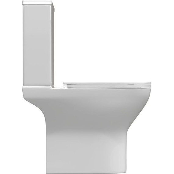 Унитаз-компакт безободковый Тритон Astro 2345 с тонкой крышкой микролифт фото 2