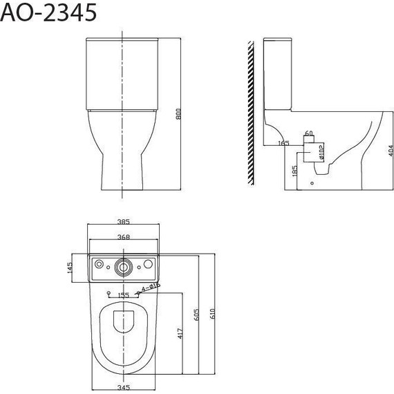 Унитаз-компакт безободковый Тритон Astro 2345 с тонкой крышкой микролифт фото 6