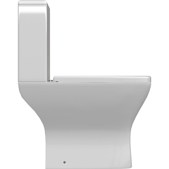 Унитаз-компакт безободковый Тритон Astro 2355 с крышкой микролифт фото 2