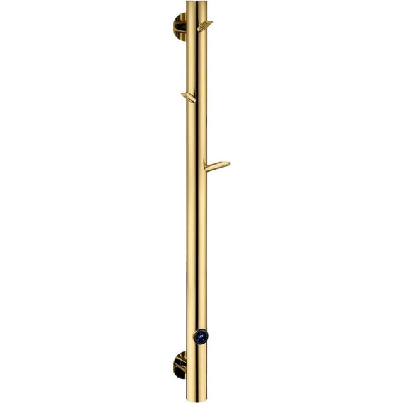 Полотенцесушитель электрический Boheme Uno П1 1300x200 мм 724-G, gold, Цвет производителя: gold фото 