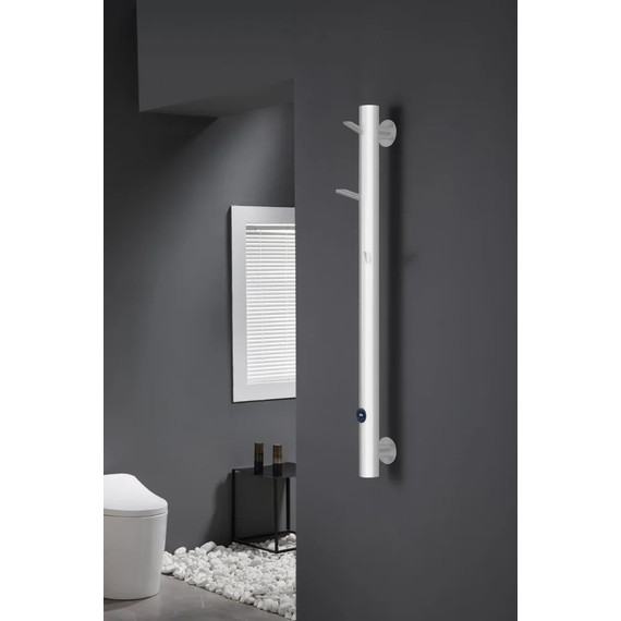 Полотенцесушитель электрический Boheme Uno П1 1300x200 мм 724-MW, matt white, Цвет производителя: matt white фото 2