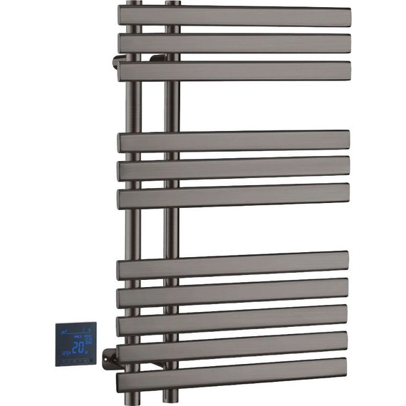 Полотенцесушитель электрический Boheme Venturo П11 80x800 мм 723-GM, gun metal, Цвет производителя: gun metal фото 