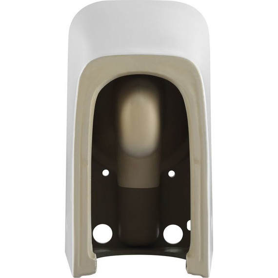 Унитаз-компакт безободковый Тритон Corso CO-3006 с тонкой крышкой микролифт (система смыва торнадо) фото 5