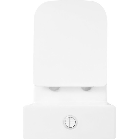 Унитаз-компакт безободковый Тритон Corso CO-3006 с тонкой крышкой микролифт (система смыва торнадо) фото 6