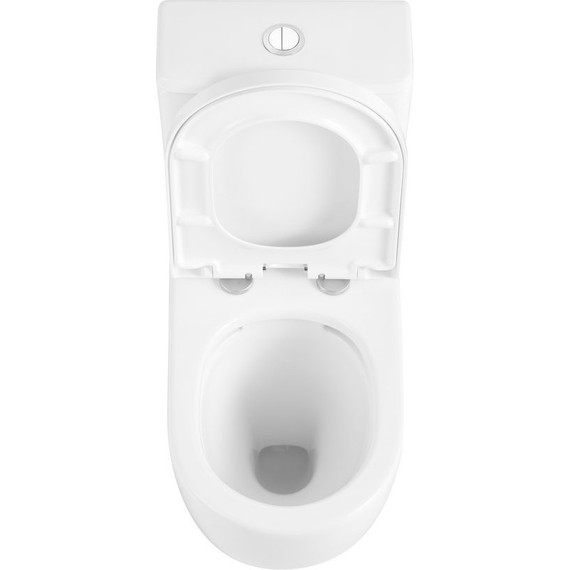 Унитаз-компакт безободковый Тритон Corso CO-3806 с крышкой микролифт (система смыва торнадо) фото 7