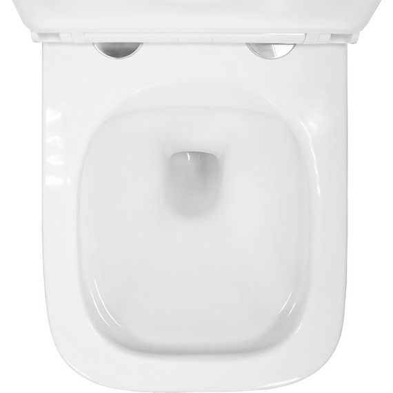 Унитаз подвесной безободковый Azario Pro PRO-002 с тонкой крышкой микролифт фото 9