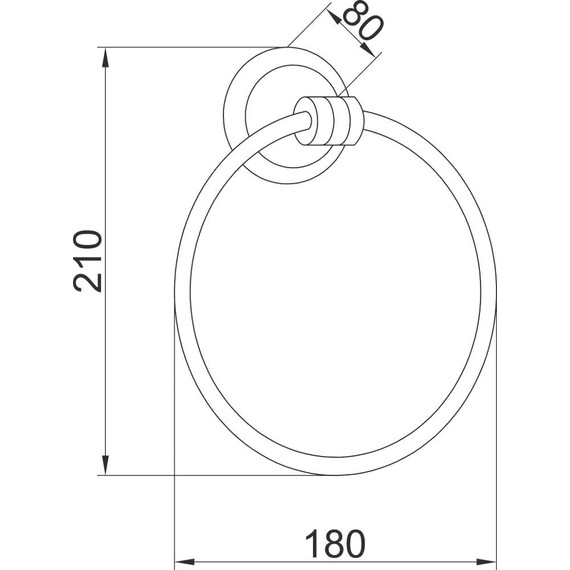Кольцо для полотенец Boheme Hermitage 10324, бронза, Цвет производителя: бронза - 2 Кольцо для полотенец Boheme Hermitage 10324, бронза, Цвет производителя: бронза фото 2