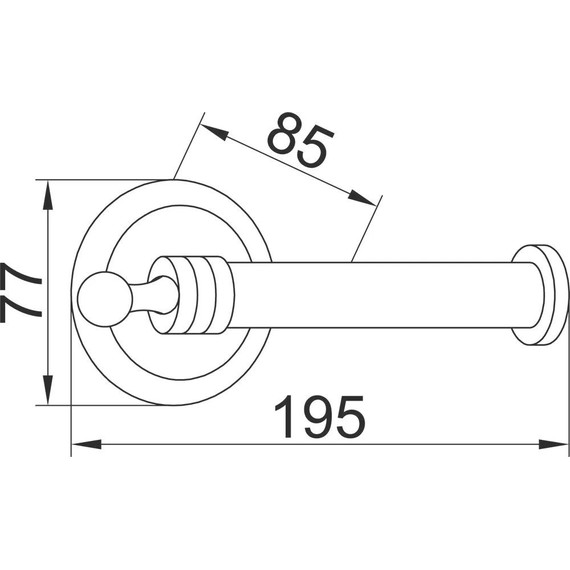 Держатель для туалетной бумаги Boheme Hermitage 10335, бронза, Цвет производителя: бронза фото 5