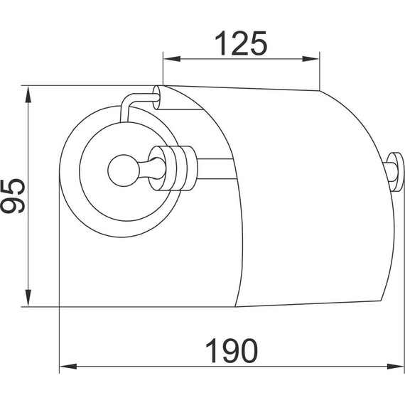 Держатель для туалетной бумаги Boheme Hermitage 10350, золото, Цвет производителя: золото фото 2