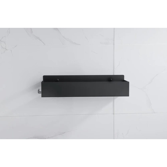 Полочка Boheme Q 10965-B, чёрный матовый, Цвет производителя: чёрный матовый - 4 Полочка Boheme Q 10965-B, чёрный матовый, Цвет производителя: чёрный матовый фото 4