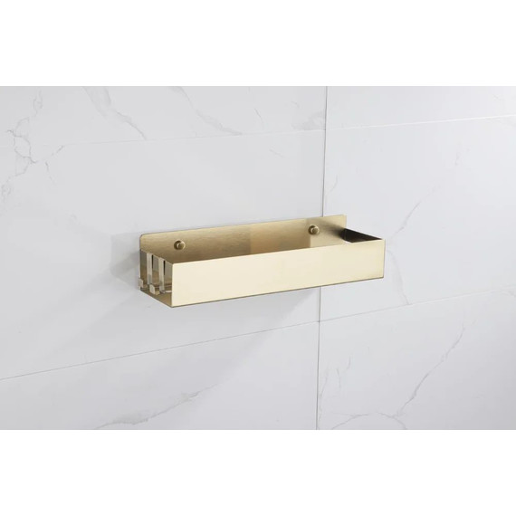 Полочка Boheme Q 10965-MG, matt gold, Цвет производителя: matt gold - 4 Полочка Boheme Q 10965-MG, matt gold, Цвет производителя: matt gold фото 4