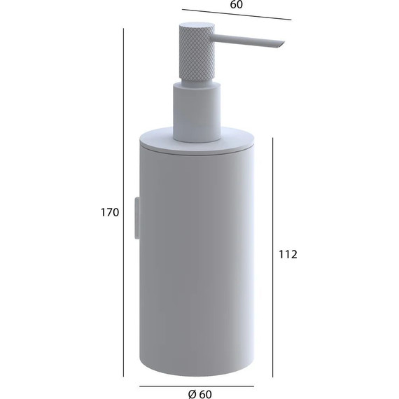 Дозатор для жидкого мыла Boheme Uno 10977-CR, chrome, Цвет производителя: chrome фото 2