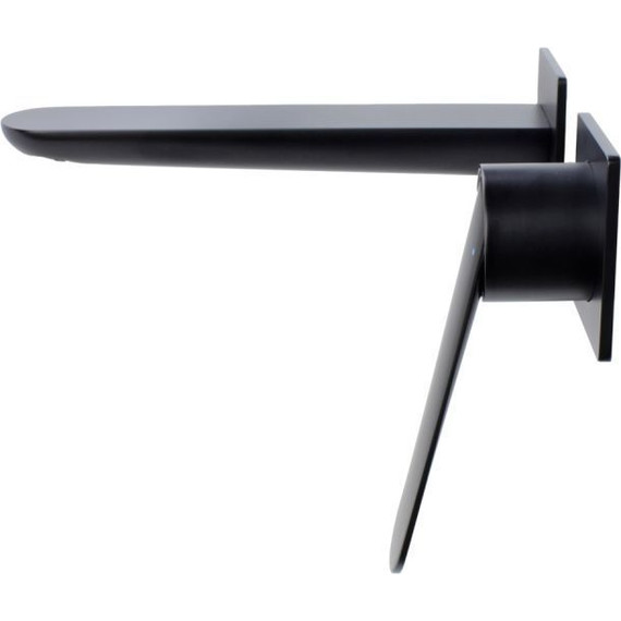 Смеситель для раковины настенный Bronze de Luxe Icon 7006CB, чёрный матовый, Цвет производителя: чёрный матовый - 2 Смеситель для раковины настенный Bronze de Luxe Icon 7006CB, чёрный матовый, Цвет производителя: чёрный матовый фото 2