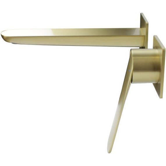 Смеситель для раковины настенный Bronze de Luxe Icon 7006CG, золото матовое, Цвет производителя: золото матовое - 3 Смеситель для раковины настенный Bronze de Luxe Icon 7006CG, золото матовое, Цвет производителя: золото матовое фото 3