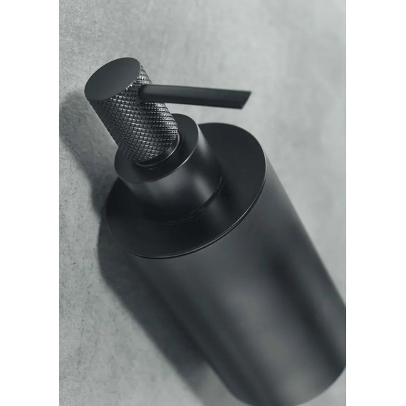 Дозатор для жидкого мыла Boheme Uno 10980-B, чёрный матовый, Цвет производителя: чёрный матовый фото 2