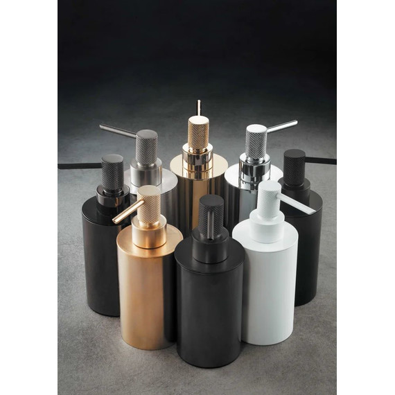 Дозатор для жидкого мыла Boheme Uno 10980-GM, gun metal, Цвет производителя: gun metal фото 2