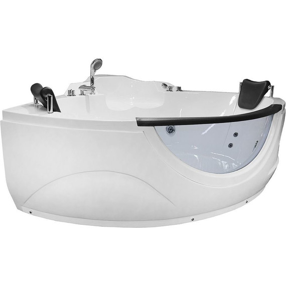 Ванна акриловая угловая Loranto 155х155х75 см , с гидромассажем, для двух персон (CS-831N) фото 3