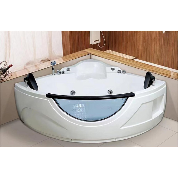 Ванна акриловая угловая Loranto 155х155х75 см , с гидромассажем, для двух персон (CS-831N) фото 8