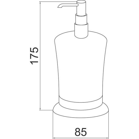 Дозатор для жидкого мыла Boheme Medici 10610, бронза фото 5