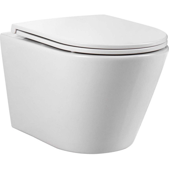 Унитаз подвесной безободковый Aquatek Вега AQ1904T-00 с тонкой крышкой микролифт (система смыва торнадо) - 2 Унитаз подвесной безободковый Aquatek Вега AQ1904T-00 с тонкой крышкой микролифт (система смыва торнадо) фото 2