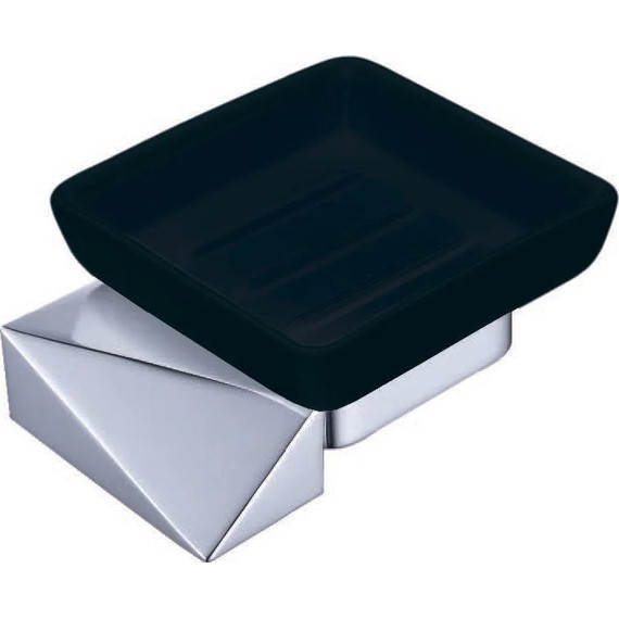 Мыльница Boheme New Venturo 10313-CR-B, black chrome, Цвет производителя: black chrome фото 