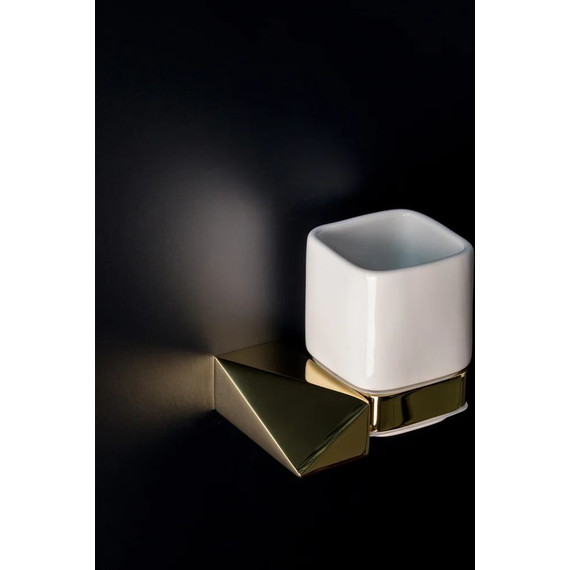 Стакан для зубных щеток Boheme New Venturo 10314-G, gold, Цвет производителя: gold - 2 Стакан для зубных щеток Boheme New Venturo 10314-G, gold, Цвет производителя: gold фото 2