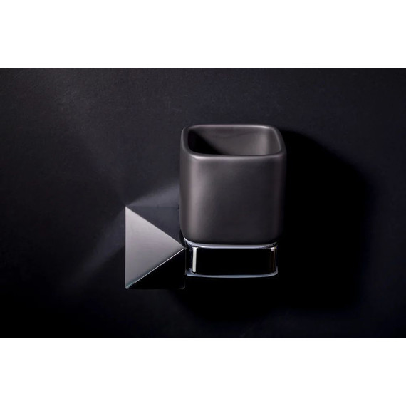 Стакан для зубных щеток Boheme New Venturo 10314-CR-B, black chrome, Цвет производителя: black chrome - 2 Стакан для зубных щеток Boheme New Venturo 10314-CR-B, black chrome, Цвет производителя: black chrome фото 2